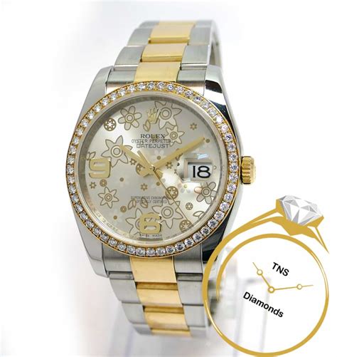 rolex flower diamond|Rolex diamond bezel prices.